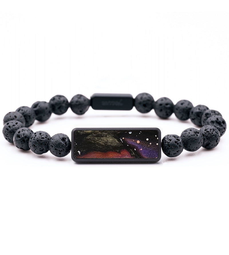 Lava Bead Wood+Resin Bracelet - Barbara (Cosmos, 708562)