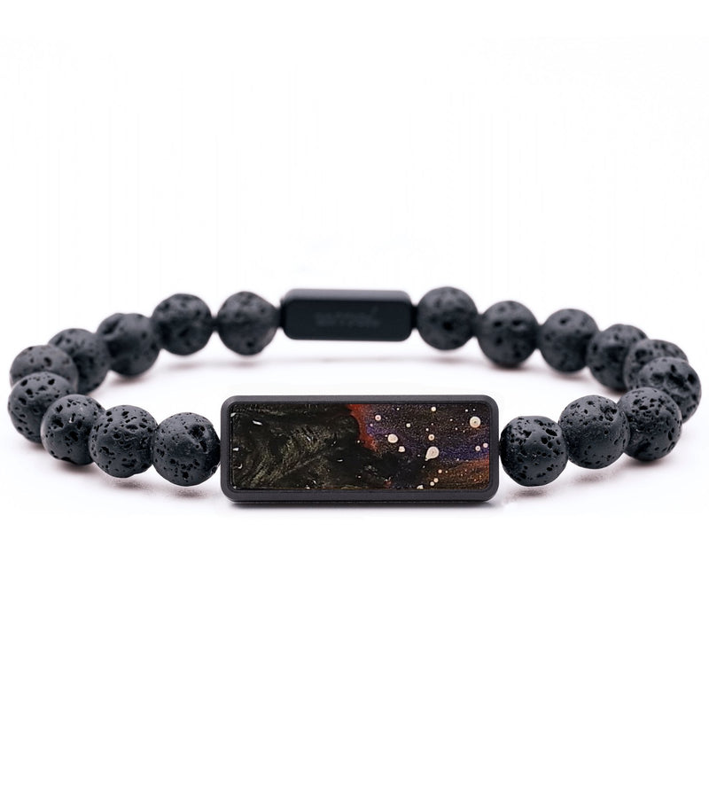 Lava Bead Wood+Resin Bracelet - Jayden (Cosmos, 708563)