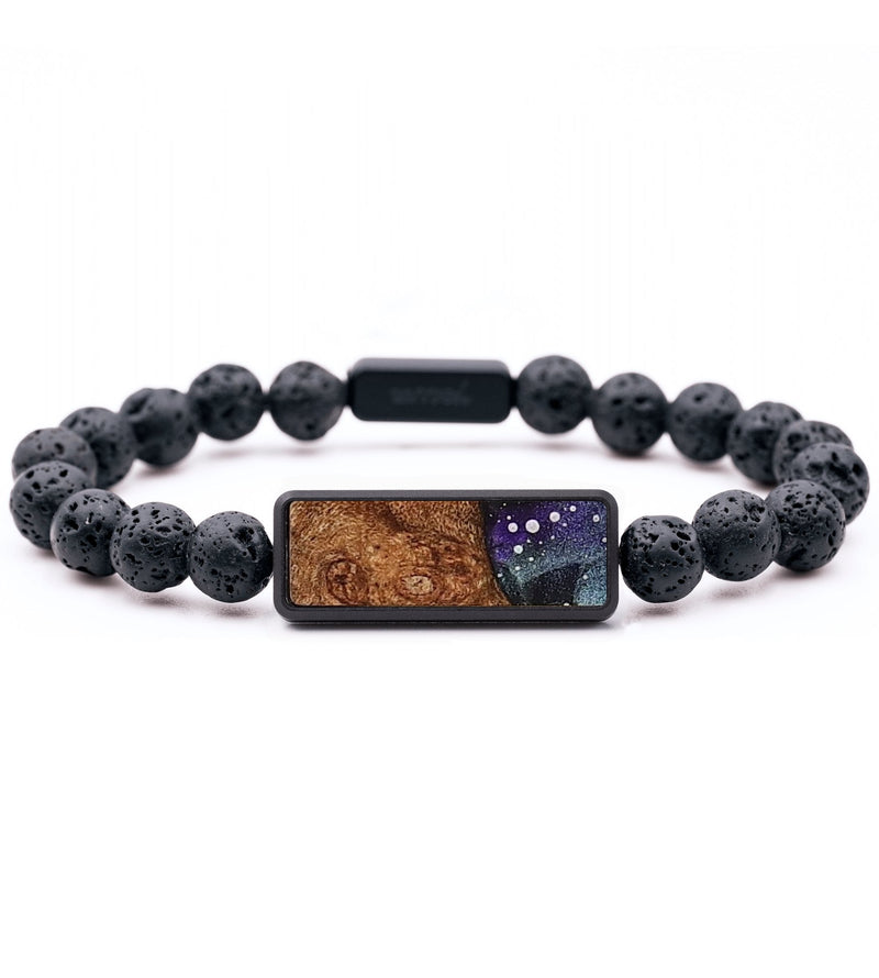 Lava Bead Wood+Resin Bracelet - Harriet (Cosmos, 708564)