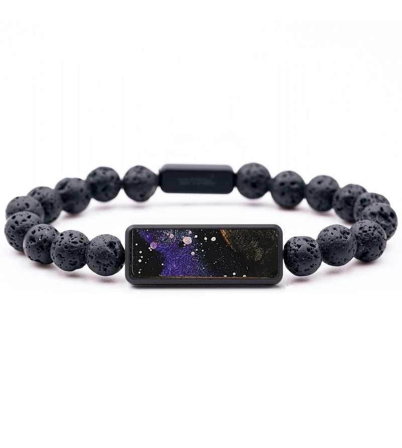 Lava Bead Wood+Resin Bracelet - Rachelle (Cosmos, 708575)