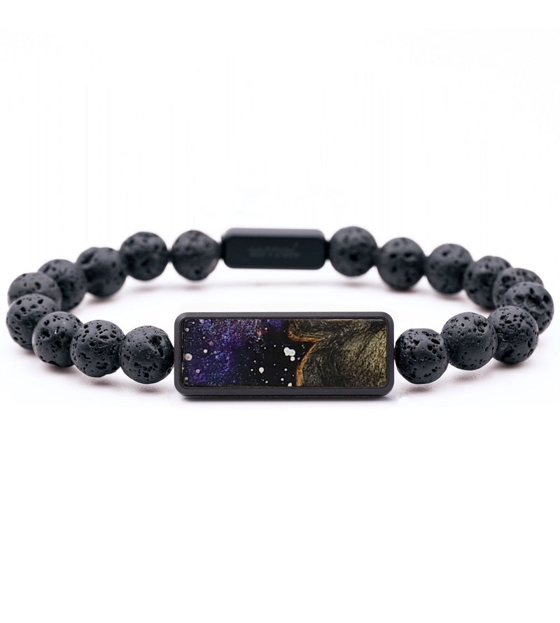 Lava Bead Wood+Resin Bracelet - Raquel (Cosmos, 708583)