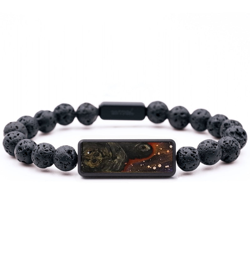 Lava Bead Wood+Resin Bracelet - Elisabeth (Cosmos, 708584)