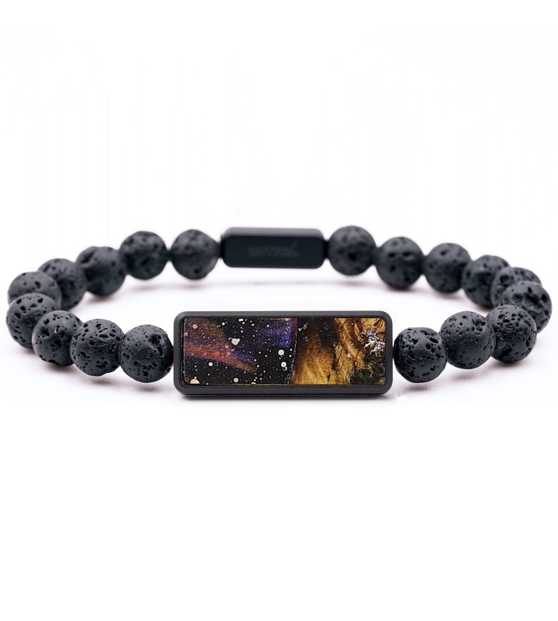 Lava Bead Wood+Resin Bracelet - Brynlee (Cosmos, 708586)
