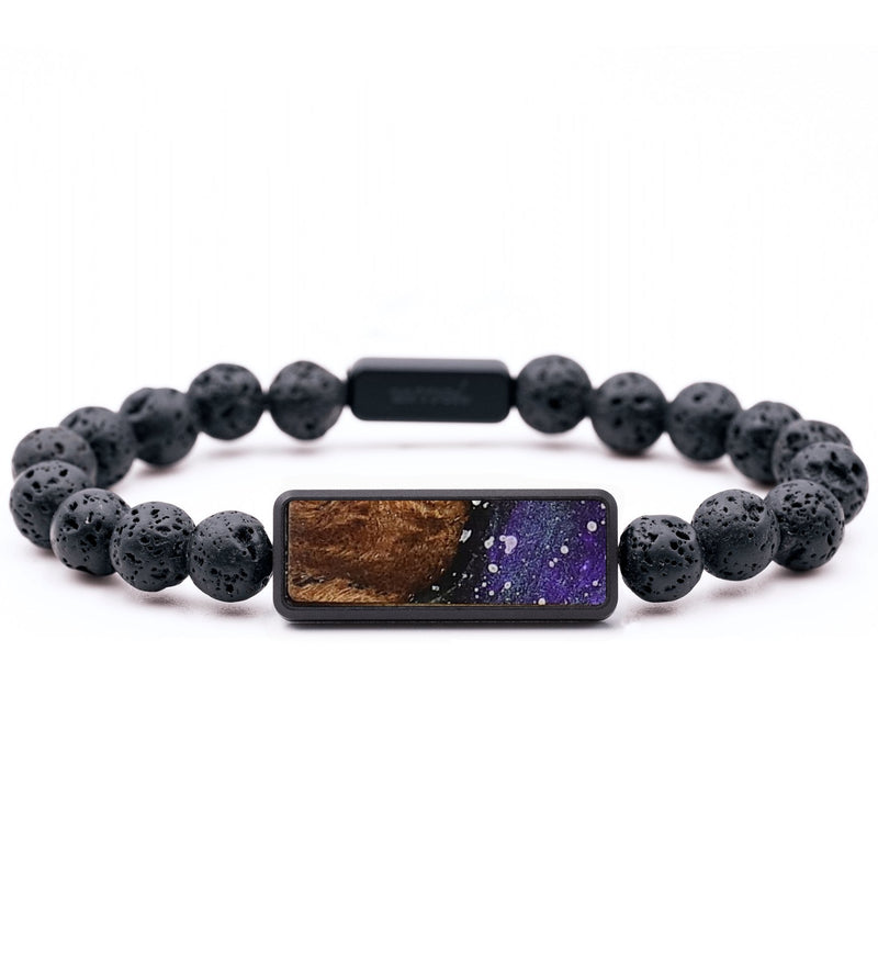 Lava Bead Wood+Resin Bracelet - Lara (Cosmos, 708595)