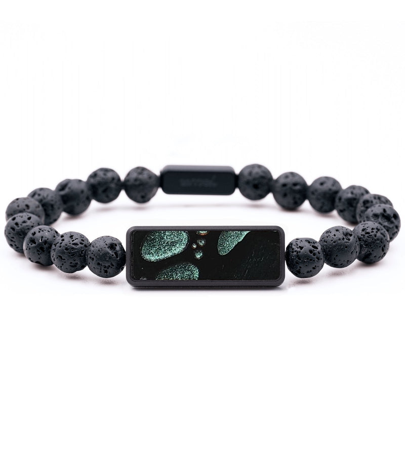 Lava Bead Wood+Resin Bracelet - Hope (Chameleon, 708615)