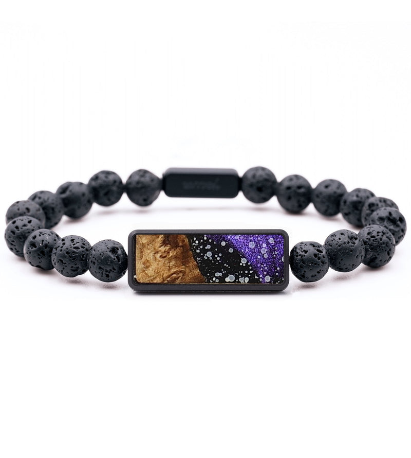 Lava Bead Wood+Resin Bracelet - Terrance (Cosmos, 708625)
