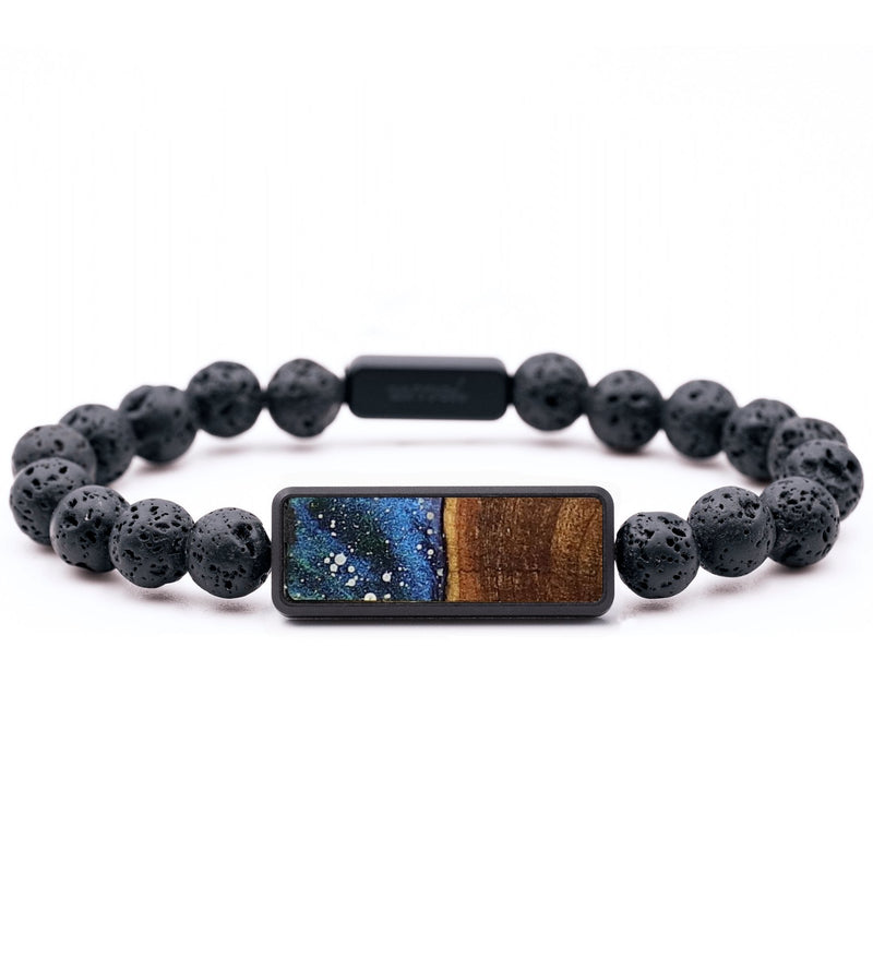 Lava Bead Wood+Resin Bracelet - Juanita (Cosmos, 708626)