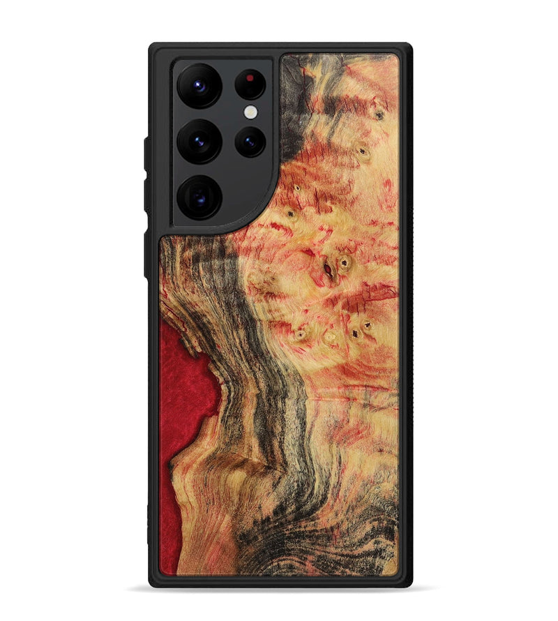 Galaxy S22 Ultra Wood+Resin Phone Case - Julianna (Wood Burl, 708671)