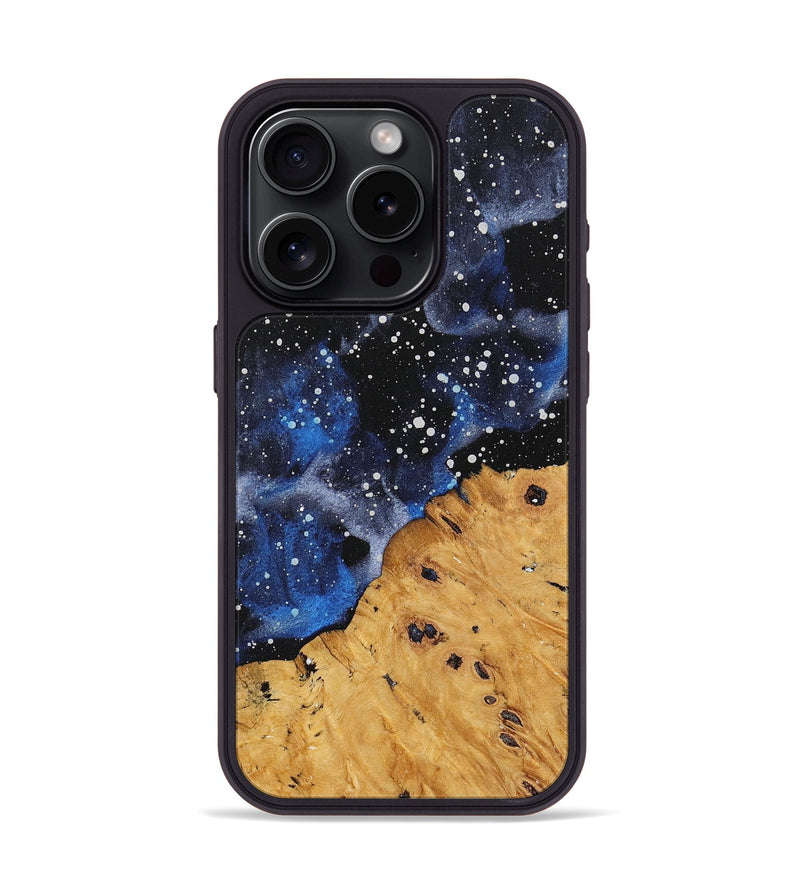 iPhone 15 Pro Wood+Resin Phone Case - Dean (Cosmos, 708679)