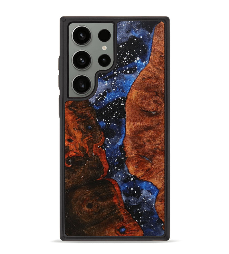 Galaxy S23 Ultra Wood+Resin Phone Case - Mark (Cosmos, 708696)