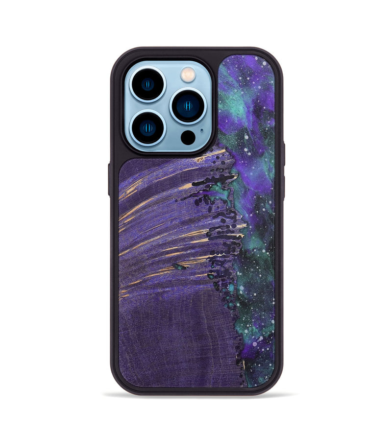 iPhone 14 Pro Wood+Resin Phone Case - Todd (Cosmos, 708766)
