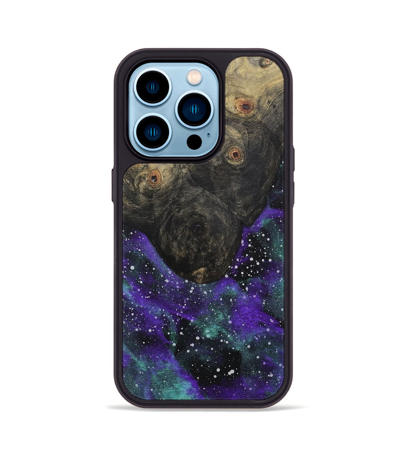 iPhone 14 Pro Wood+Resin Phone Case - Cyrus (Cosmos, 708774)