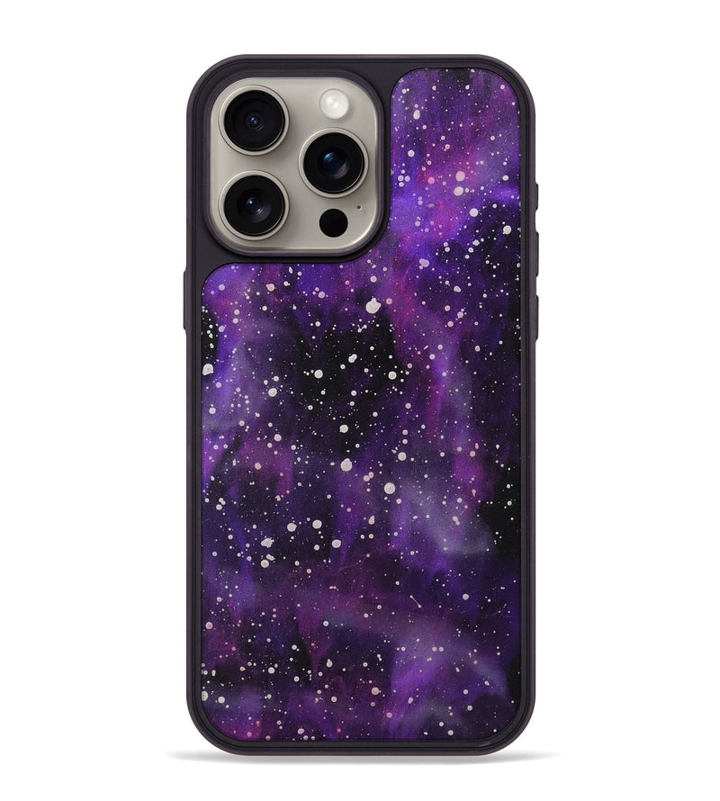 iPhone 15 Pro Max Wood+Resin Phone Case - Alicia (Cosmos, 708859)