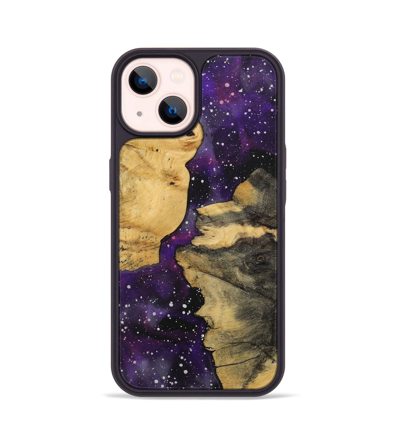 iPhone 14 Wood+Resin Phone Case - Presley (Cosmos, 708863)