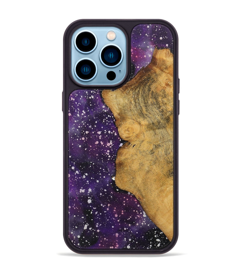 iPhone 14 Pro Max Wood+Resin Phone Case - Xander (Cosmos, 708865)