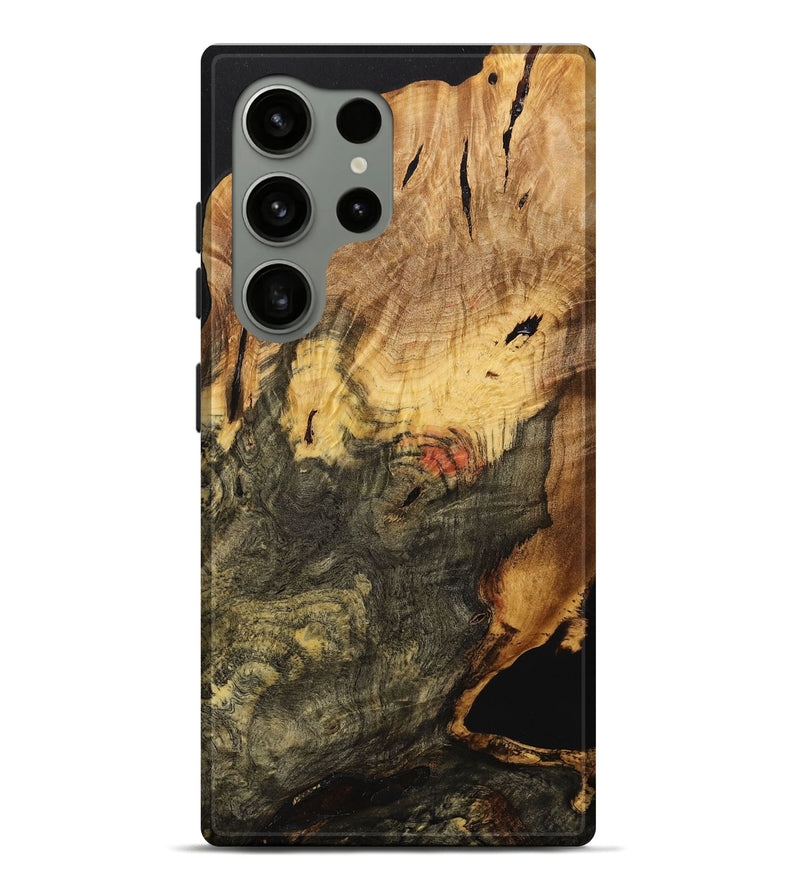 Galaxy S24 Ultra Wood+Resin Live Edge Phone Case - Alicia (Wood Burl, 708886)