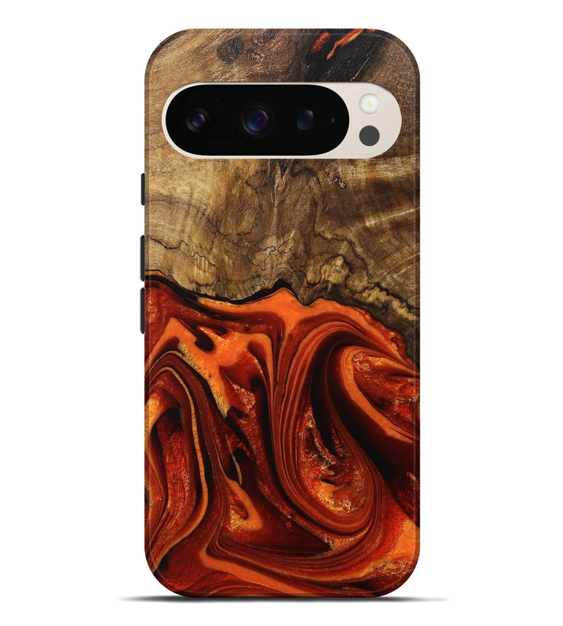 Pixel 9 Pro XL ResinArt Live Edge Phone Case - Colleen (Red, 708903)