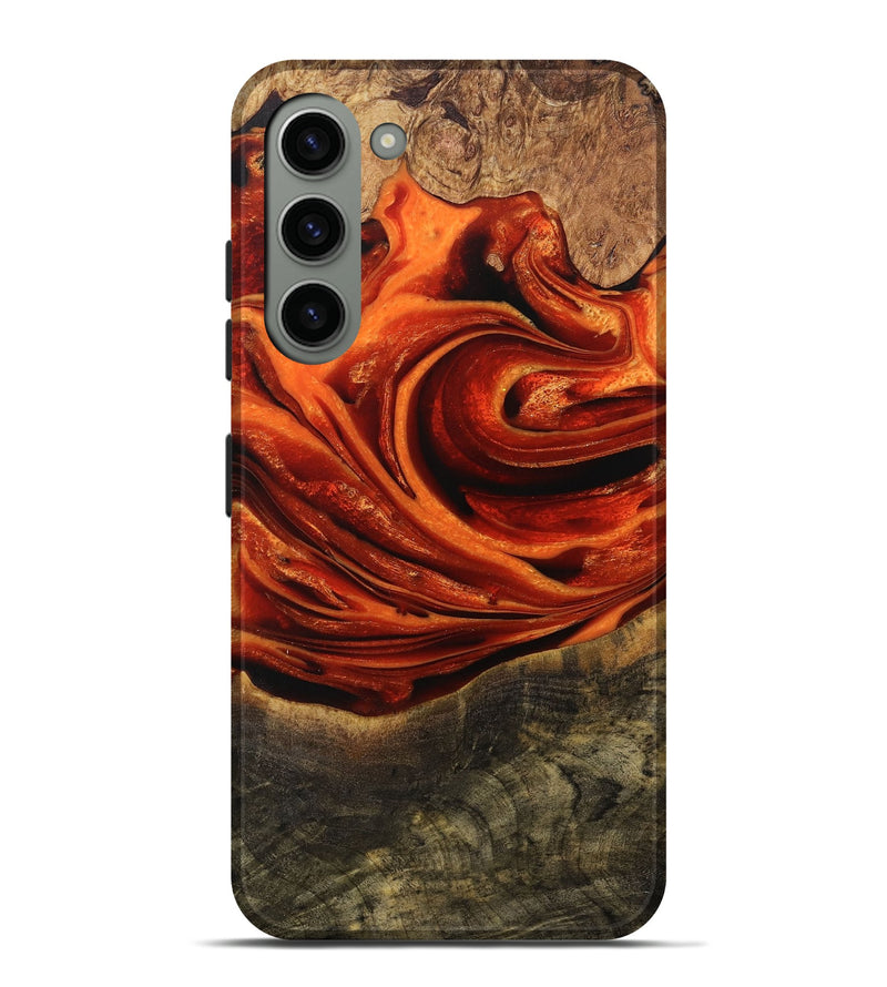 Galaxy S23 Plus ResinArt Live Edge Phone Case - Stacie (Red, 708906)