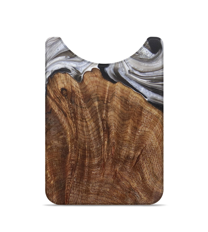 Live Edge Wood+Resin Wallet - Michele (Wood Burl, 708908)