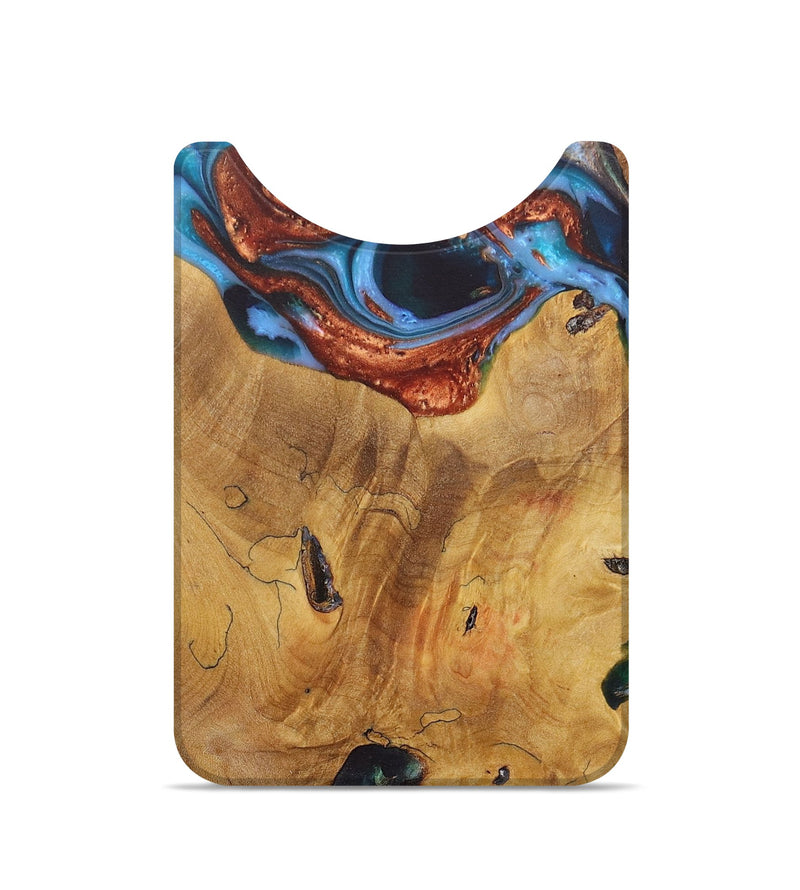 Live Edge Wood+Resin Wallet - Delbert (Wood Burl, 708911)