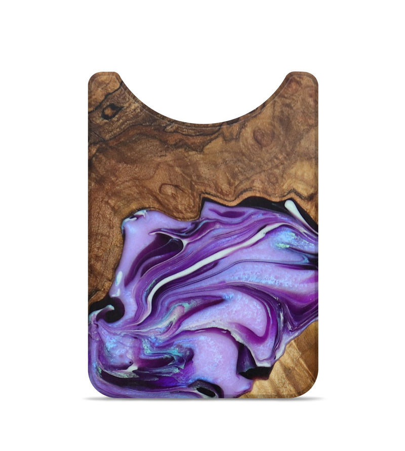 Live Edge Wood+Resin Wallet - Carlton (Purple, 708917)