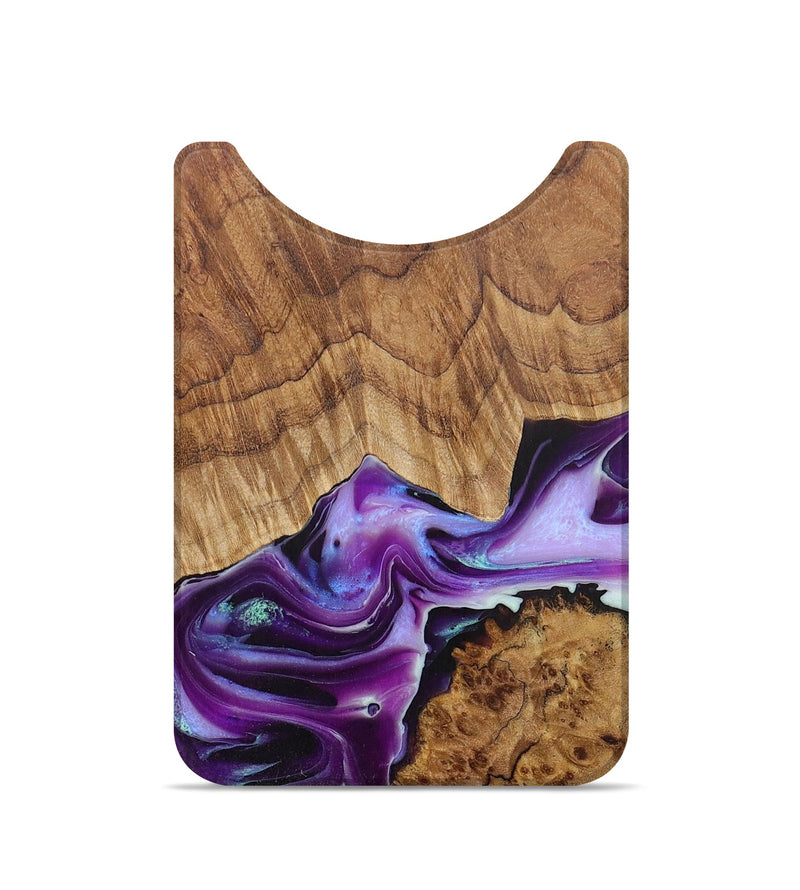 Live Edge Wood+Resin Wallet - Justice (Purple, 708918)