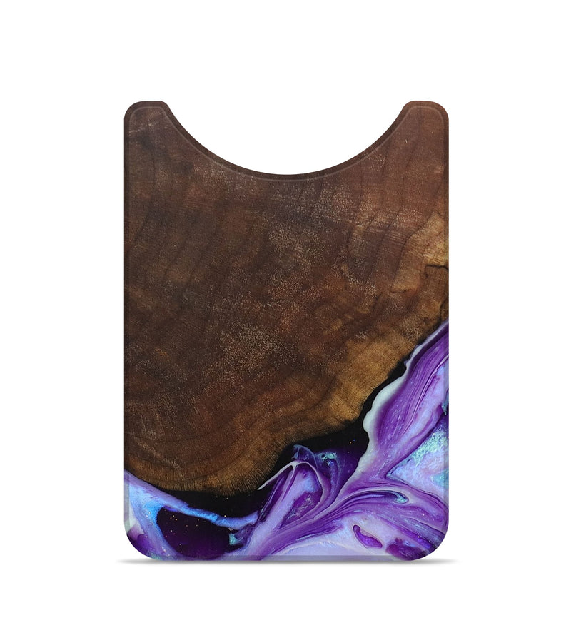 Live Edge Wood+Resin Wallet - Eula (Purple, 708919)