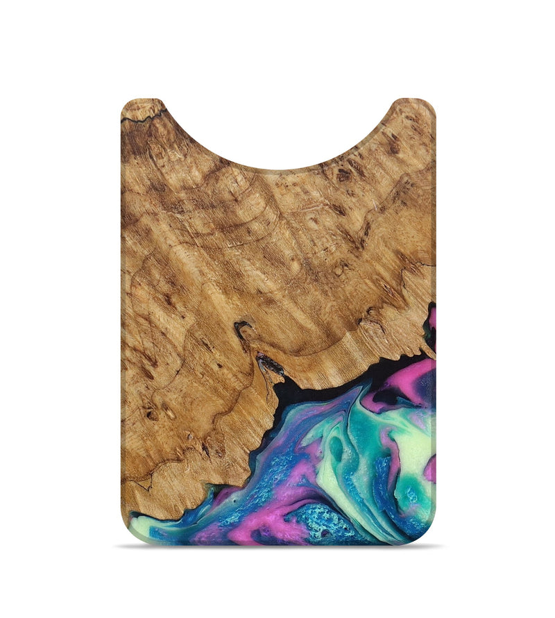 Live Edge Wood+Resin Wallet - Zachariah (Purple, 708921)