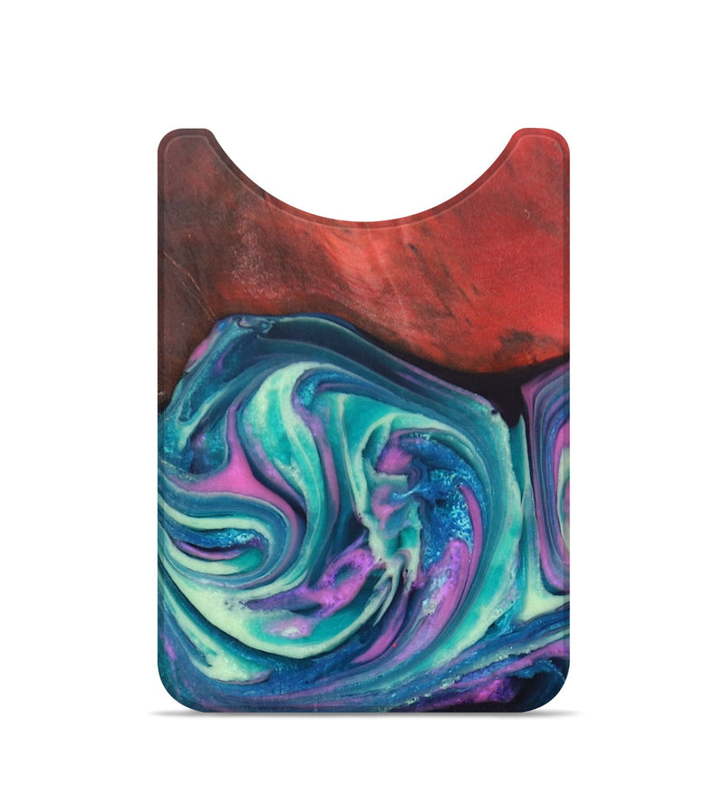 Live Edge Wood+Resin Wallet - Frances (Purple, 708922)