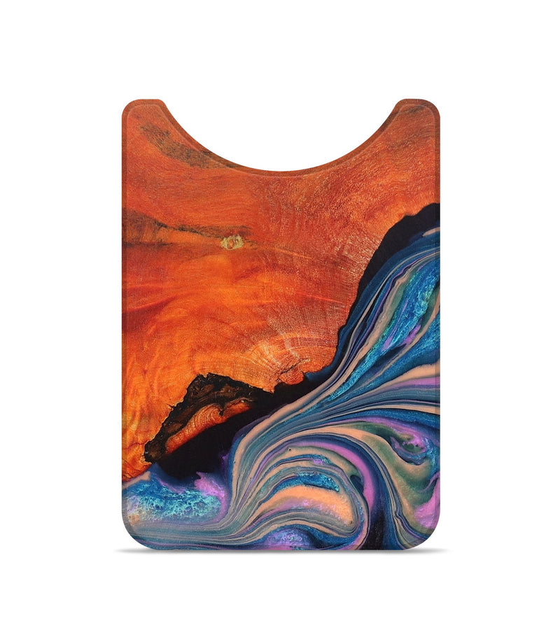 Live Edge Wood+Resin Wallet - Ava (Purple, 708923)