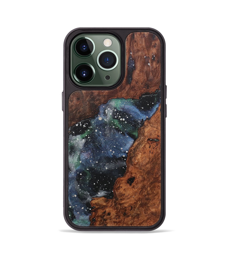 iPhone 13 Pro Wood+Resin Phone Case - Brinley (Cosmos, 708938)