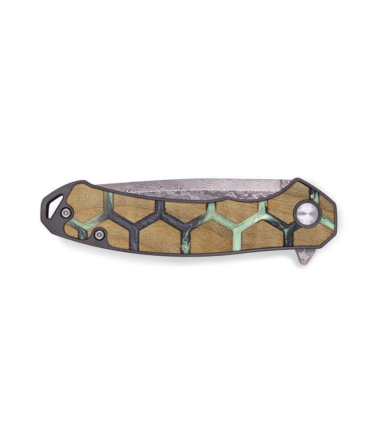 EDC Wood+Resin Pocket Knife - Ali (Pattern, 709097)