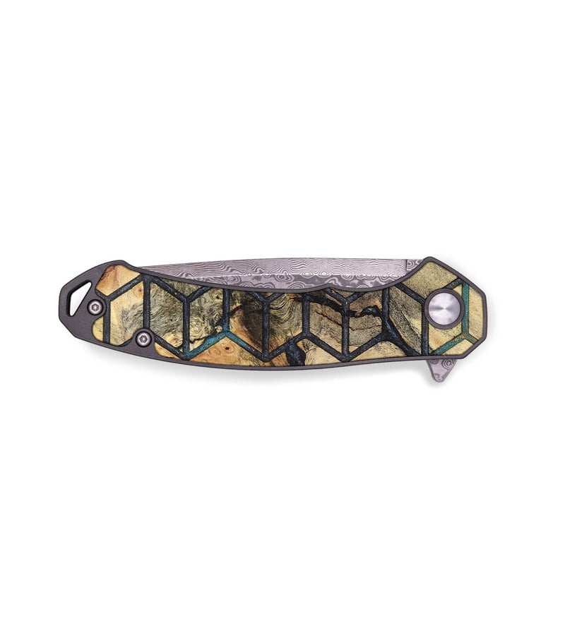 EDC Wood+Resin Pocket Knife - Joseph (Pattern, 709098)