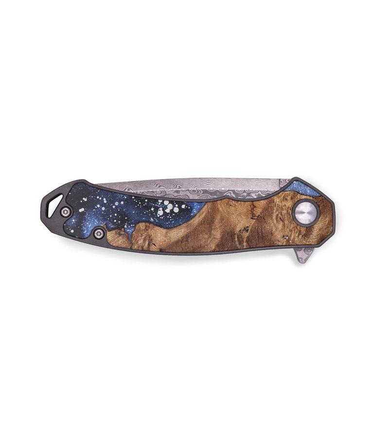 EDC Wood+Resin Pocket Knife - Mario (Cosmos, 709133)