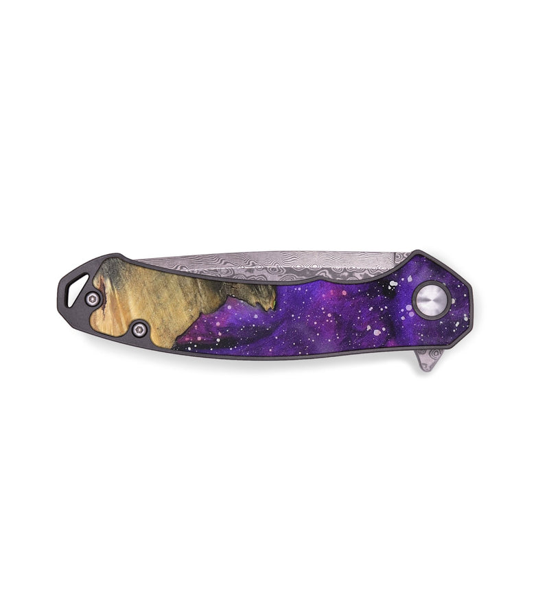 EDC Wood+Resin Pocket Knife - Edna (Cosmos, 709139)