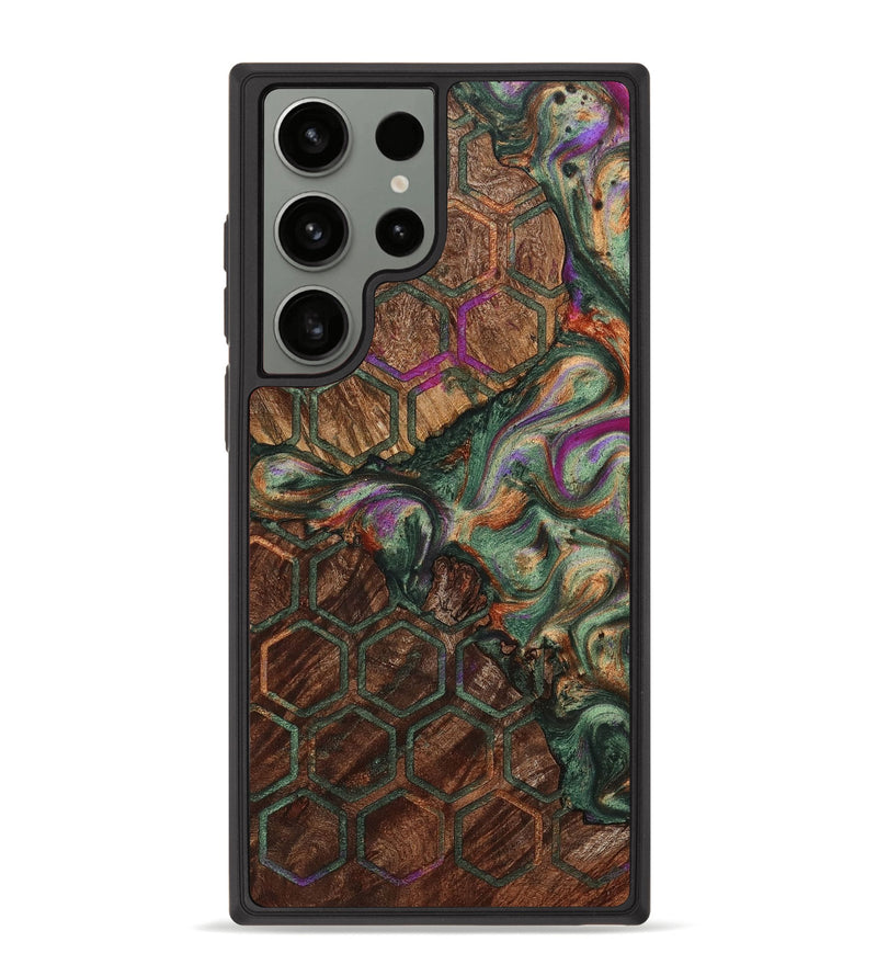 Galaxy S23 Ultra Wood+Resin Phone Case - Shaq (Pattern, 709286)