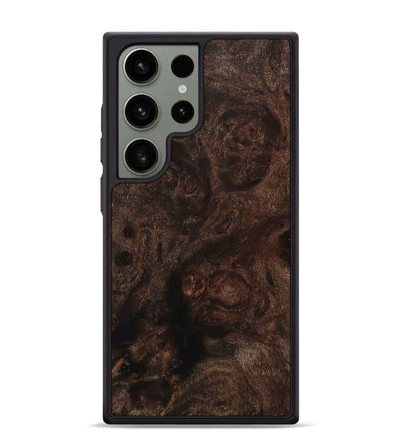 Galaxy S24 Ultra Wood+Resin Phone Case - Camryn (Wood Burl, 709321)