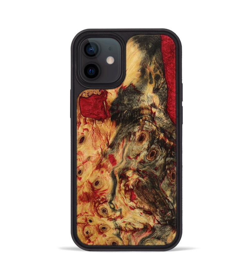 iPhone 12 Wood+Resin Phone Case - Bailey (Wood Burl, 709326)
