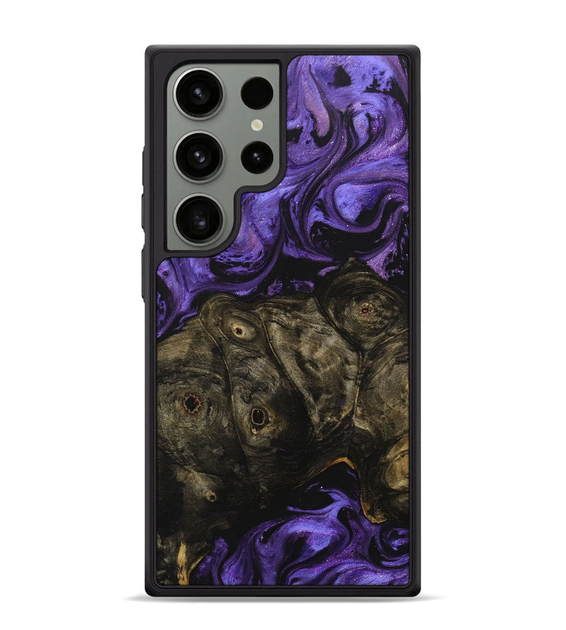 Galaxy S24 Ultra Wood+Resin Phone Case - Itzel (Purple, 709430)