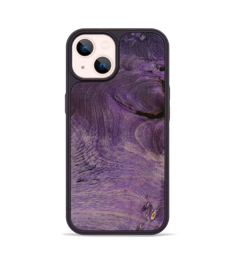 iPhone 14 Wood+Resin Phone Case - Ethel (Wood Burl, 709448)
