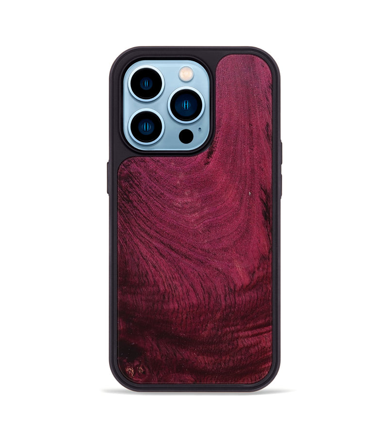 iPhone 14 Pro Wood+Resin Phone Case - Alfred (Wood Burl, 709451)