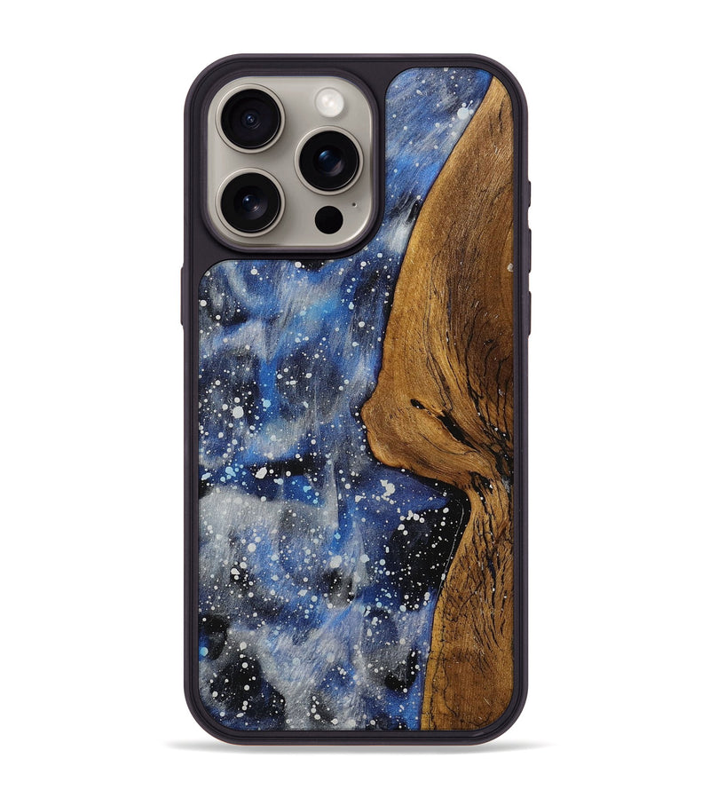 iPhone 15 Pro Max Wood+Resin Phone Case - Jan (Cosmos, 709466)