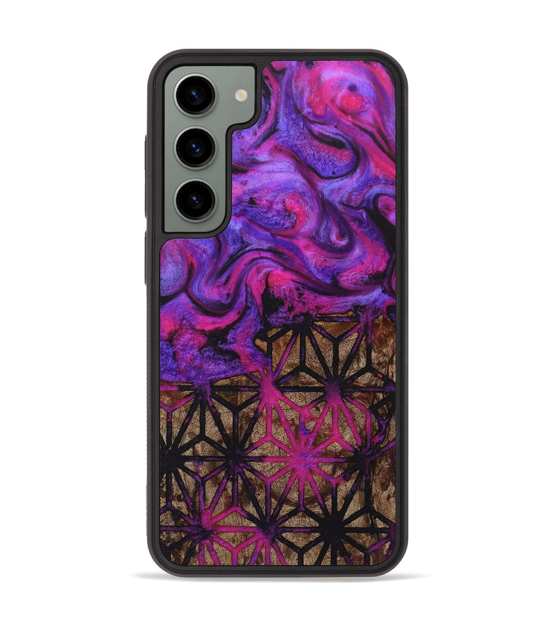 Galaxy S23 Plus Wood+Resin Phone Case - Melba (Pattern, 709506)