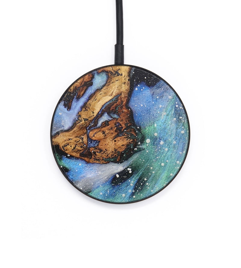 Circle Wood+Resin Wireless Charger - Miracle (Cosmos, 709619)