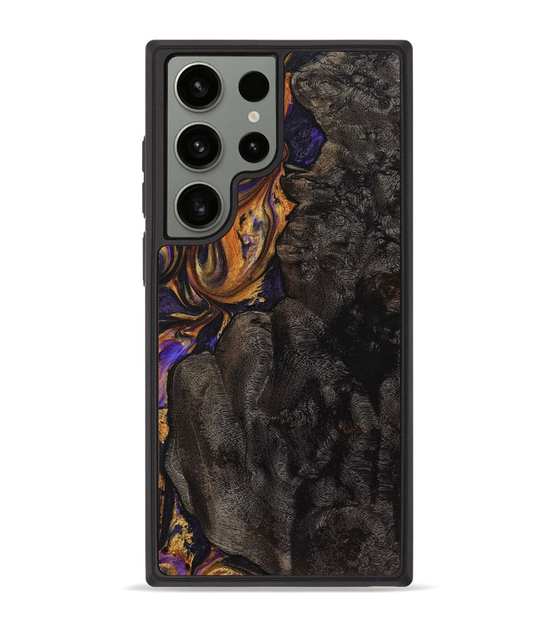 Galaxy S23 Ultra Wood+Resin Phone Case - Annette (Purple, 709672)