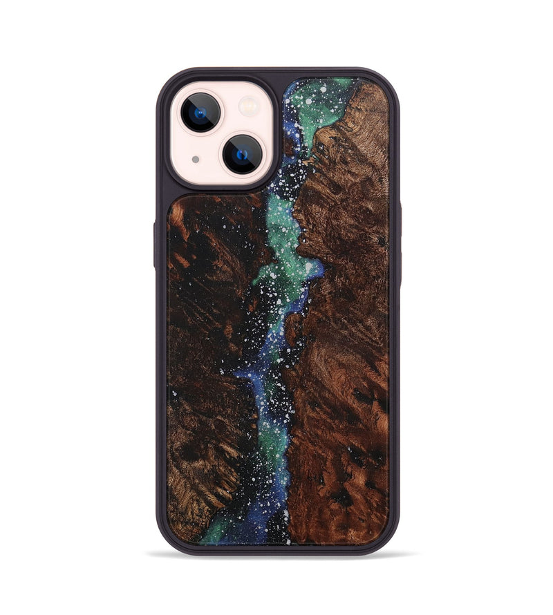 iPhone 14 Wood+Resin Phone Case - Joanne (Cosmos, 709861)