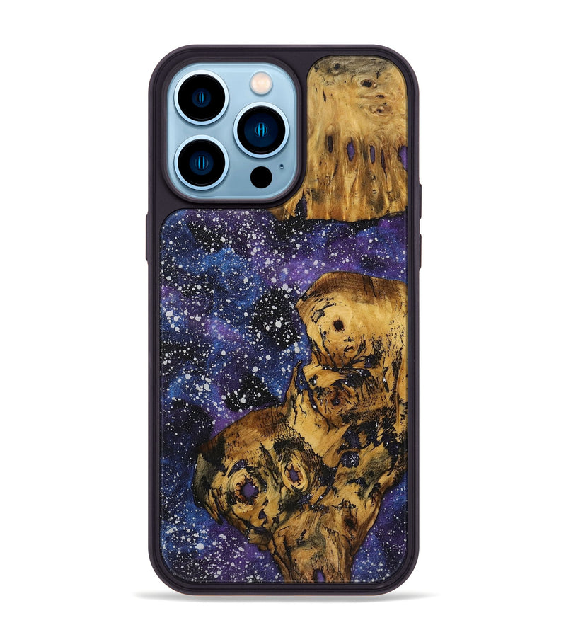 iPhone 14 Pro Max Wood+Resin Phone Case - Collins (Cosmos, 709873)