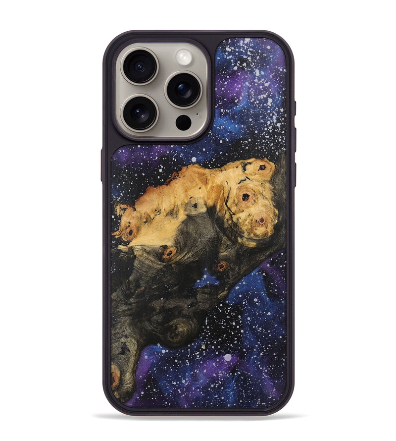 iPhone 15 Pro Max Wood+Resin Phone Case - Milton (Cosmos, 709874)