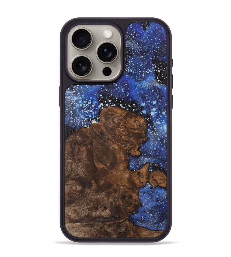 iPhone 15 Pro Max Wood+Resin Phone Case - Bennie (Cosmos, 709877)