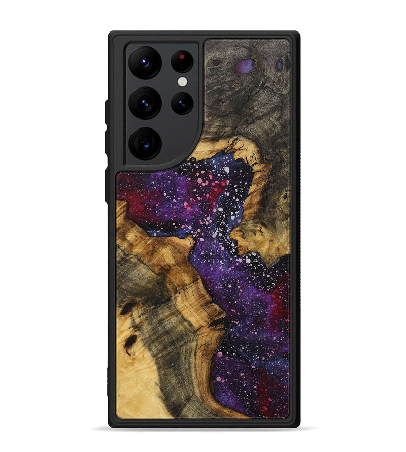 Galaxy S22 Ultra Wood+Resin Phone Case - Caleb (Cosmos, 709891)
